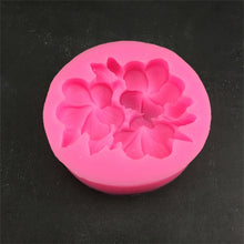 Load image into Gallery viewer, Silicone Handmade Mold Chocolate Epoxy Gypsum Fondant Mold, Gardenia, 3 Petals Frangipani