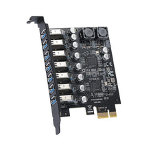 Load image into Gallery viewer, PCE7USB-R05  PCI-E To USB 3.2 GEN1 7-Port 19PIN Expansion Card Super Speed 5Gbps, PCE7USB-R05