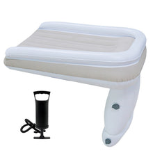 Load image into Gallery viewer, Outdoor Travel Baby Inflatable Bed Children Car Rear Folding Bed Aircraft Inflatable Mattress, Gray, Gray+Seat Belt, Gray+Inflator, Gray+Storage Bag, Gray+Inflator+Storage Bag+Seat Belt, Gray+CN Plug Inflatable Pump+Storage Bag+Seat Belt