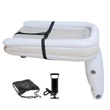 Load image into Gallery viewer, Outdoor Travel Baby Inflatable Bed Children Car Rear Folding Bed Aircraft Inflatable Mattress, Gray, Gray+Seat Belt, Gray+Inflator, Gray+Storage Bag, Gray+Inflator+Storage Bag+Seat Belt, Gray+CN Plug Inflatable Pump+Storage Bag+Seat Belt