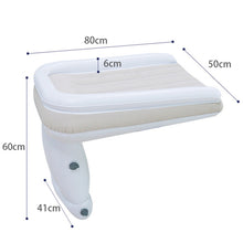 Load image into Gallery viewer, Outdoor Travel Baby Inflatable Bed Children Car Rear Folding Bed Aircraft Inflatable Mattress, Gray, Gray+Seat Belt, Gray+Inflator, Gray+Storage Bag, Gray+Inflator+Storage Bag+Seat Belt, Gray+CN Plug Inflatable Pump+Storage Bag+Seat Belt