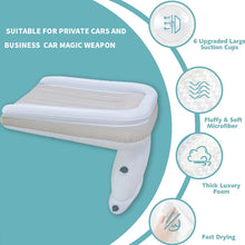 Load image into Gallery viewer, Outdoor Travel Baby Inflatable Bed Children Car Rear Folding Bed Aircraft Inflatable Mattress, Gray, Gray+Seat Belt, Gray+Inflator, Gray+Storage Bag, Gray+Inflator+Storage Bag+Seat Belt, Gray+CN Plug Inflatable Pump+Storage Bag+Seat Belt