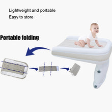 Load image into Gallery viewer, Outdoor Travel Baby Inflatable Bed Children Car Rear Folding Bed Aircraft Inflatable Mattress, Gray, Gray+Seat Belt, Gray+Inflator, Gray+Storage Bag, Gray+Inflator+Storage Bag+Seat Belt, Gray+CN Plug Inflatable Pump+Storage Bag+Seat Belt