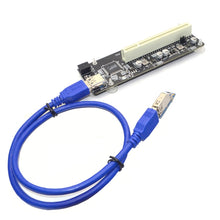 Load image into Gallery viewer, Riser Card Extend Adapter Add Expansion Card For PC Computer, PCI-E 1X To Single PCI, PCI-E 1X To Dual PCI, PCI-E 1X To Single PCI With baffle