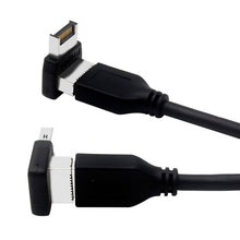 Load image into Gallery viewer, 2pcs USB3.1 Type-E Computer Motherboard Interface 90 Degrees Elbow Front Type-C Adapter