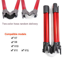 Load image into Gallery viewer, For Dyson V7 V8 V10 V11 Vacuum Cleaner Foldable Extension Rod Accessories, Foldable Pipe (Red)