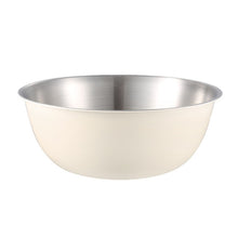 Load image into Gallery viewer, 304 Stainless Steel Food Grade Dishes Bowl Kitchen Baking Stirring Bowl Vegetables Sandwood Basin, 19cm (Yellow), 22cm (Yellow), 24cm (Yellow), 19cm (White), 22cm (White), 24cm (White)