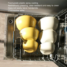 Load image into Gallery viewer, 304 Stainless Steel Food Grade Dishes Bowl Kitchen Baking Stirring Bowl Vegetables Sandwood Basin, 19cm (Yellow), 22cm (Yellow), 24cm (Yellow), 19cm (White), 22cm (White), 24cm (White)
