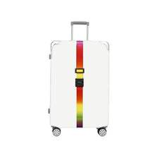 Load image into Gallery viewer, Luggage Fixed Anti-Mis-Opening Packing Strap, Honeycomb, Magic Color, Red Star, Travel Around, Smile, Rainbow, Blue Shiba Inu, Yellow Shiba Inu