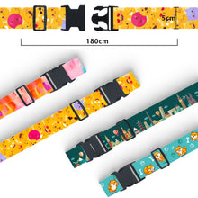 Load image into Gallery viewer, Luggage Fixed Anti-Mis-Opening Packing Strap, Honeycomb, Magic Color, Red Star, Travel Around, Smile, Rainbow, Blue Shiba Inu, Yellow Shiba Inu