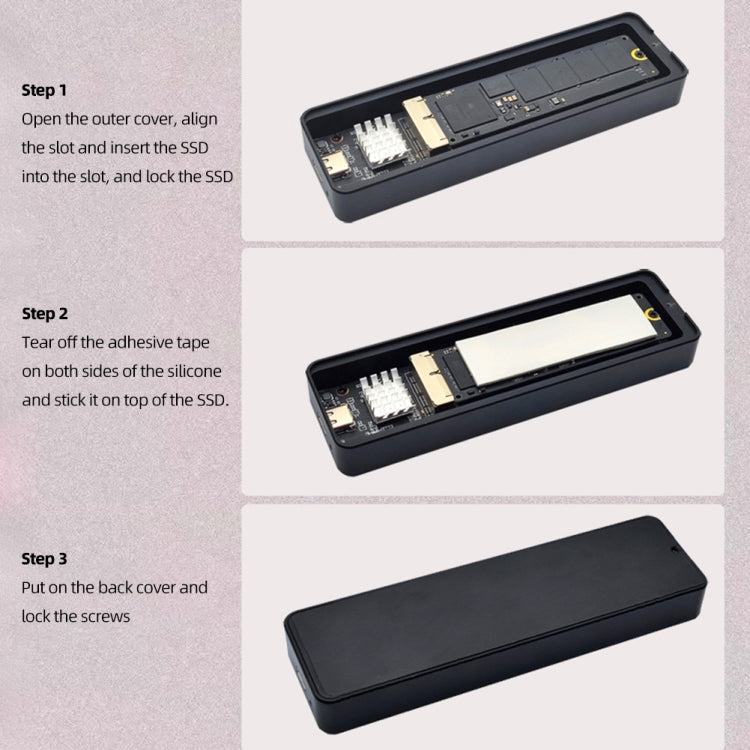 USB3.2 To MAC SSD Enclosure Adapter For Macbook Air Pro 2013-2017 Hard Disk