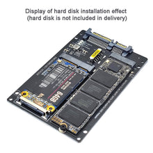 Load image into Gallery viewer, SATA 22PIN To MSATA Or M.2 NGFF SATA Card 2 In 1 SSD Converter Card, Only Card, With SATA 22pin Cable, With USB 3.0 Cable