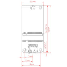 Load image into Gallery viewer, M.2 NVME Hard Disk Box Transfer Card RTL9210B Chip Type-C / USB-C USB3.1 Gen2 10Gbps