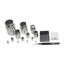 Load image into Gallery viewer, Stainless Steel Standard Weights, 25pcs/set F1 Level 1mg-1kg