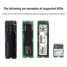 Load image into Gallery viewer, USB3.1 10Gbps GEN2 To NVME SATA Dual Protocol M.2 SSD Riser Card, USB3.1 To NVME SATA