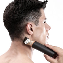 Load image into Gallery viewer, 5 In 1 Haircut Digital Display Water Washing Shaver Nose Hair Electric Push Shear Set, LK-881 5 In 1 (Gold), LK-881 5 In 1 (Silver)