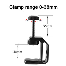 Load image into Gallery viewer, BEXIN WN-38 Universal C-Clamp With 1/4-Inch &amp; 3/8-Inch Hole For Tables Desk Mount