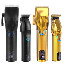 Load image into Gallery viewer, Men Electric Haircutting Tools Set Sculpting Electric Clipper, LM-2027 2 In 1 (Black), LM-2027 2 In 1 (Gold)