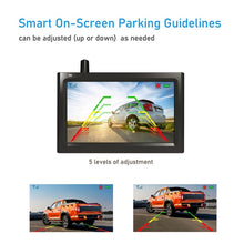 Load image into Gallery viewer, Solar Powered Rear View System Reversing Wireless Transmission Car Camera Display, RC01