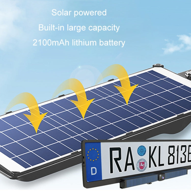 Solar Powered Rear View System Reversing Wireless Transmission Car Camera Display, RC01