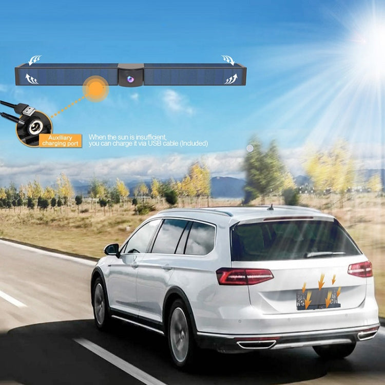 Solar Powered Rear View System Reversing Wireless Transmission Car Camera Display, RC01