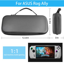 Load image into Gallery viewer, For ASUS ROG Ally Game Console EVA Leather Grain Handbag Clutch Protective Bag, Bag (Black), Bag (White)