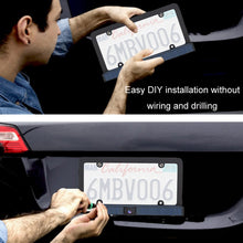 Load image into Gallery viewer, Solar HD Wireless Integrated License Plate Frame Display Camera, BC01