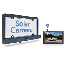 Load image into Gallery viewer, Solar HD Wireless Integrated License Plate Frame Display Camera, BC01