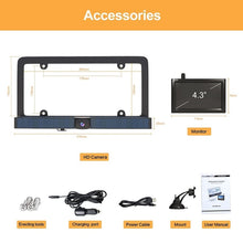 Load image into Gallery viewer, Solar HD Wireless Integrated License Plate Frame Display Camera, BC01