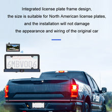 Load image into Gallery viewer, Solar HD Wireless Integrated License Plate Frame Display Camera, BC01