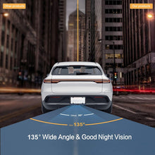 Load image into Gallery viewer, Solar HD Wireless Integrated License Plate Frame Display Camera, BC01