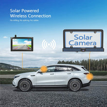 Load image into Gallery viewer, Solar HD Wireless Integrated License Plate Frame Display Camera, BC01