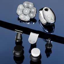 Load image into Gallery viewer, 9 Knife Head Multifunctional USB Shaver Full Body Water Washing Shaver Men Hair Bald, Single Machine, 6 In 1