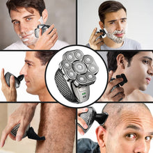 Load image into Gallery viewer, 9 Knife Head Multifunctional USB Shaver Full Body Water Washing Shaver Men Hair Bald, Single Machine, 6 In 1