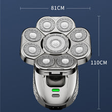 Load image into Gallery viewer, 9 Knife Head Multifunctional USB Shaver Full Body Water Washing Shaver Men Hair Bald, Single Machine, 6 In 1