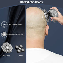 Load image into Gallery viewer, 9 Knife Head Multifunctional USB Shaver Full Body Water Washing Shaver Men Hair Bald, Single Machine, 6 In 1