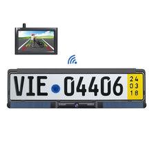 Load image into Gallery viewer, Solar Integrated License Plate Frame Vehicle Camera Wireless Reversing Display, RC03