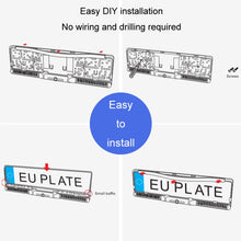 Load image into Gallery viewer, Solar Integrated License Plate Frame Vehicle Camera Wireless Reversing Display, RC03