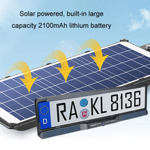 Load image into Gallery viewer, Solar Integrated License Plate Frame Vehicle Camera Wireless Reversing Display, RC03