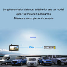 Load image into Gallery viewer, Solar Integrated License Plate Frame Vehicle Camera Wireless Reversing Display, RC03