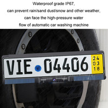 Load image into Gallery viewer, Solar Integrated License Plate Frame Vehicle Camera Wireless Reversing Display, RC03