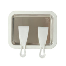 Load image into Gallery viewer, Mini Household Fried Yogurt Machine Children Homemade DIY Fried Ice Tray, Stainless Steel Green 26x21cm, Stainless Steel White 26x21cm, Stainless Steel Pink 22.5x17.5cm, Stainless Steel White 22.5x17.5cm, Aluminum Alloy White 22.5x17.5cm               ...