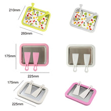 Load image into Gallery viewer, Mini Household Fried Yogurt Machine Children Homemade DIY Fried Ice Tray, Stainless Steel Green 26x21cm, Stainless Steel White 26x21cm, Stainless Steel Pink 22.5x17.5cm, Stainless Steel White 22.5x17.5cm, Aluminum Alloy White 22.5x17.5cm               ...