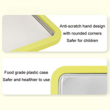 Load image into Gallery viewer, Mini Household Fried Yogurt Machine Children Homemade DIY Fried Ice Tray, Stainless Steel Green 26x21cm, Stainless Steel White 26x21cm, Stainless Steel Pink 22.5x17.5cm, Stainless Steel White 22.5x17.5cm, Aluminum Alloy White 22.5x17.5cm               ...