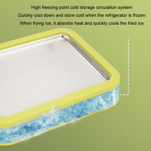 Load image into Gallery viewer, Mini Household Fried Yogurt Machine Children Homemade DIY Fried Ice Tray, Stainless Steel Green 26x21cm, Stainless Steel White 26x21cm, Stainless Steel Pink 22.5x17.5cm, Stainless Steel White 22.5x17.5cm, Aluminum Alloy White 22.5x17.5cm               ...