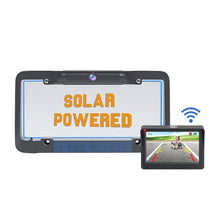 Load image into Gallery viewer, Solar License Plate Frame Wireless Transmission Reversing Camera Display, BC02