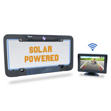 Load image into Gallery viewer, Solar License Plate Frame Wireless Transmission Reversing Camera Display, BC02