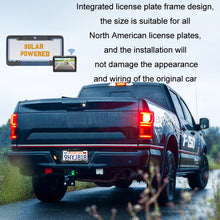 Load image into Gallery viewer, Solar License Plate Frame Wireless Transmission Reversing Camera Display, BC02