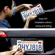 Load image into Gallery viewer, Solar License Plate Frame Wireless Transmission Reversing Camera Display, BC02