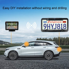 Load image into Gallery viewer, Solar License Plate Frame Wireless Transmission Reversing Camera Display, BC02
